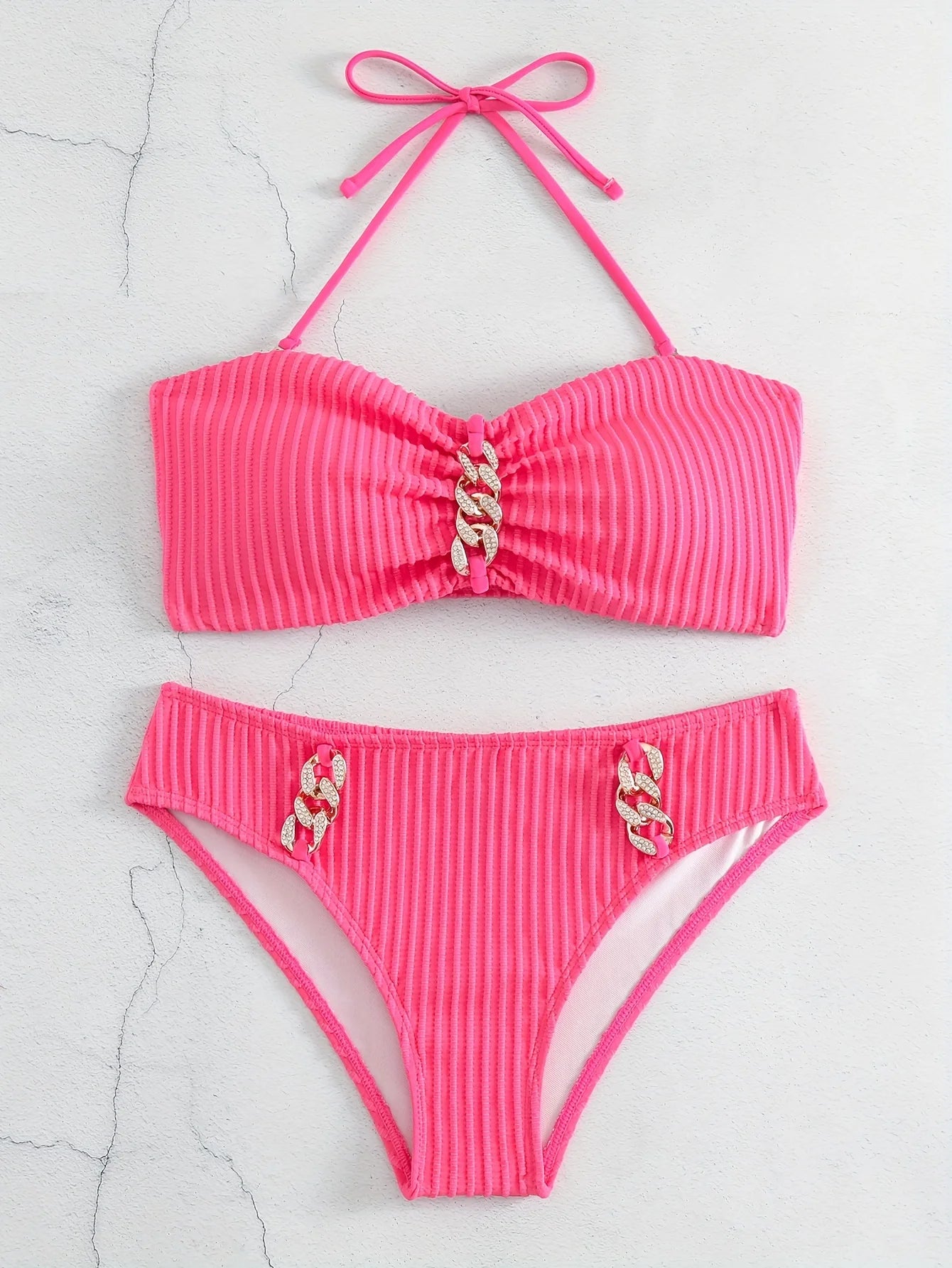 Minimalist Thin-Strap Bikini