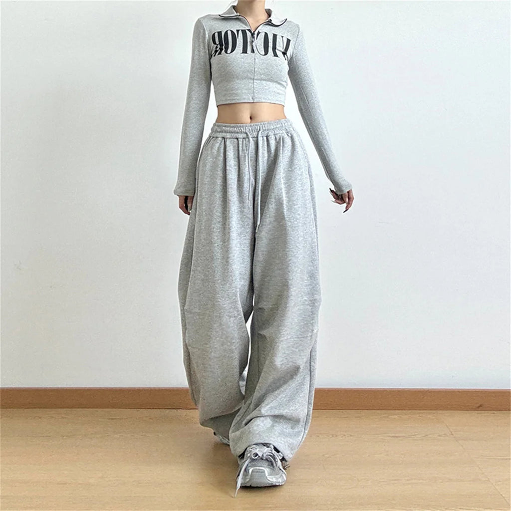 Oversize Elastic Trousers