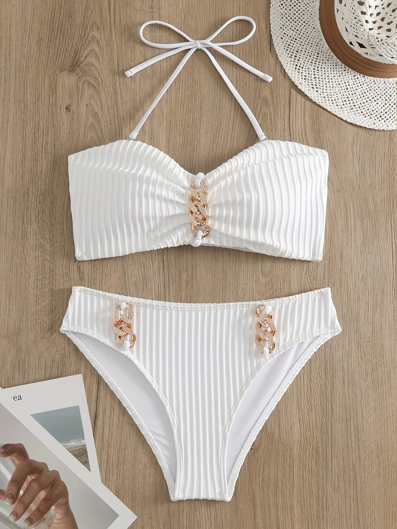 Minimalist Thin-Strap Bikini