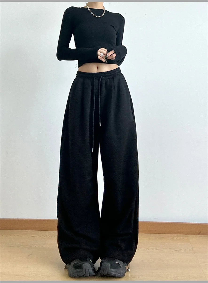 Oversize Elastic Trousers