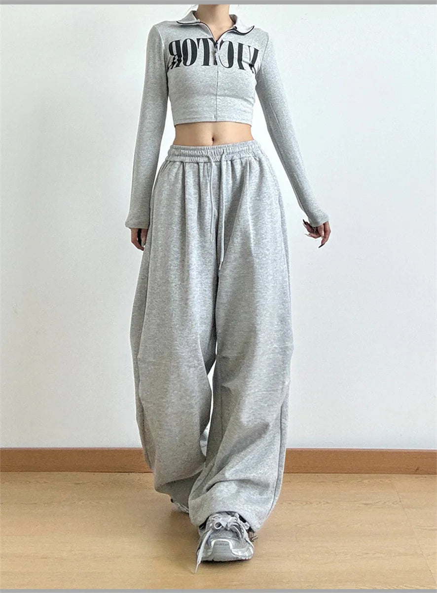 Oversize Elastic Trousers