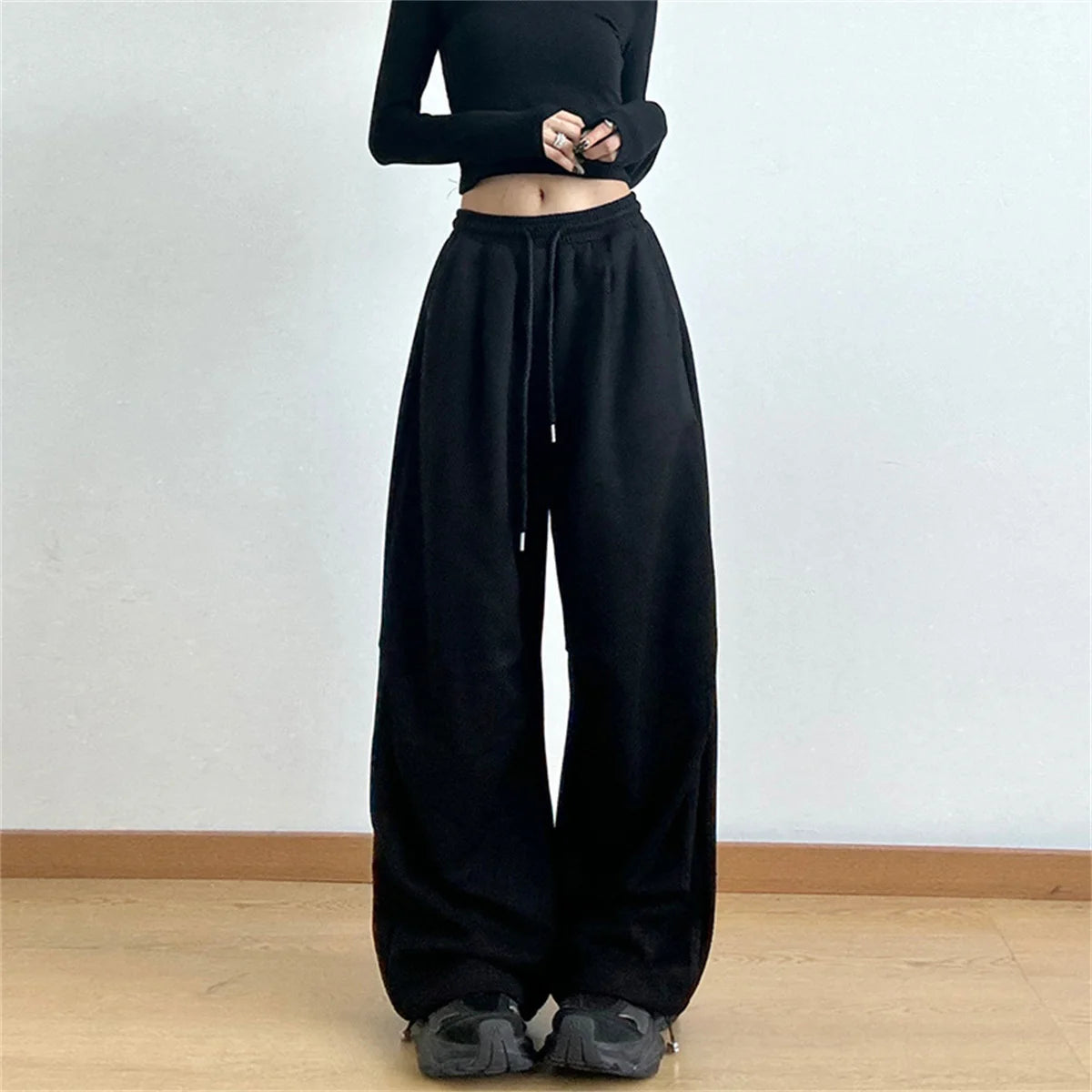 Oversize Elastic Trousers