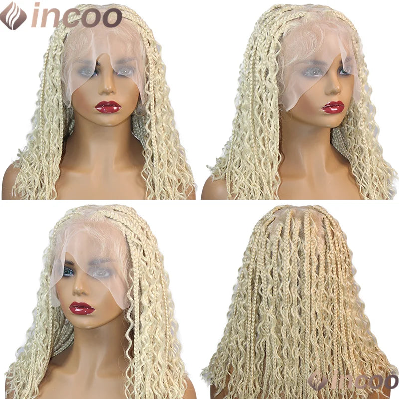12" Short Bob Boho Braided Wig