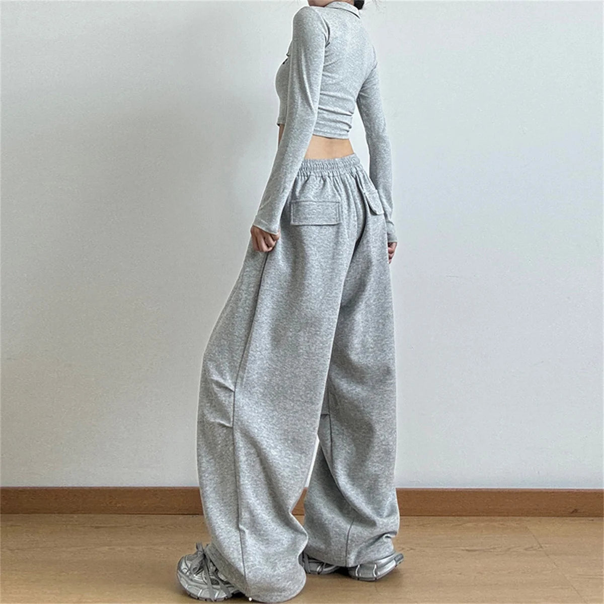 Oversize Elastic Trousers