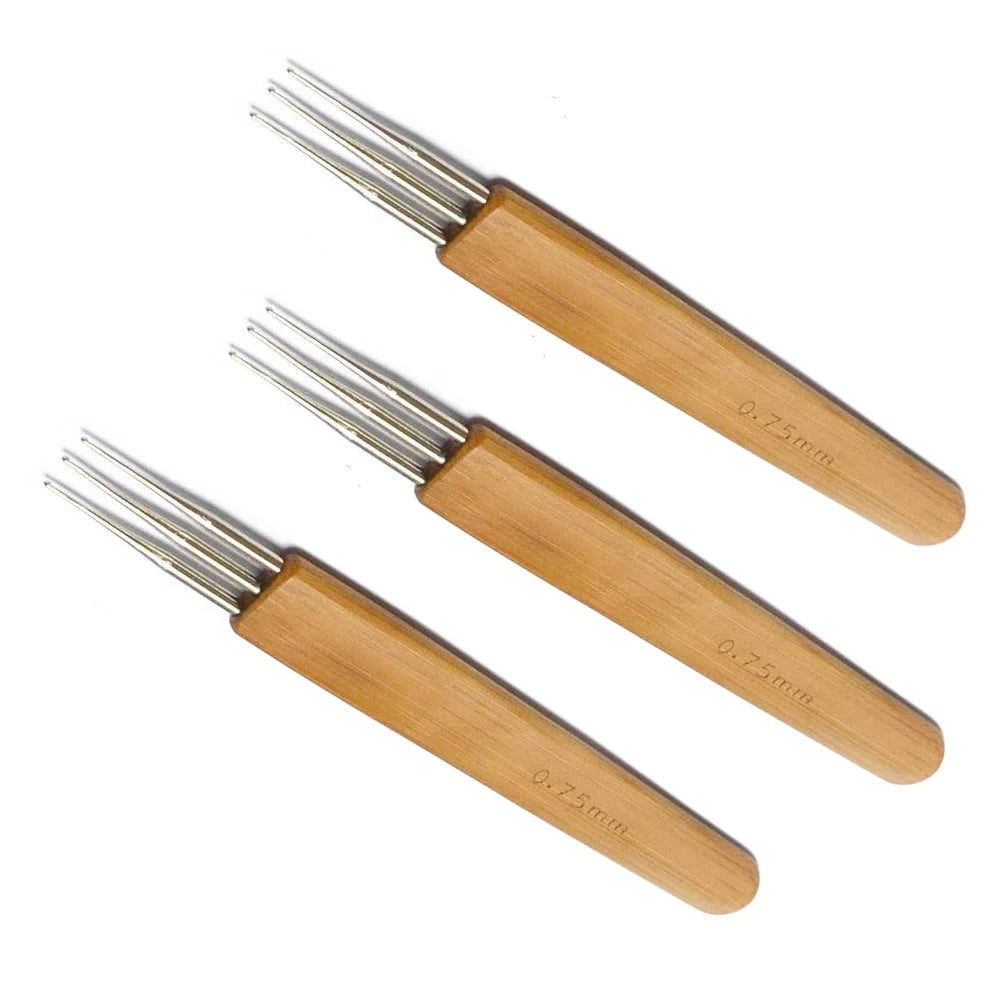 3pcs/Set 0.75mm Dreadlock Crochet Hook