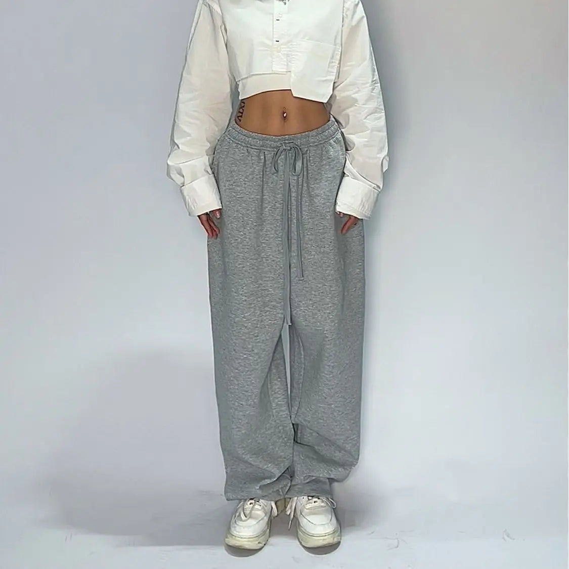 Oversize Elastic Trousers