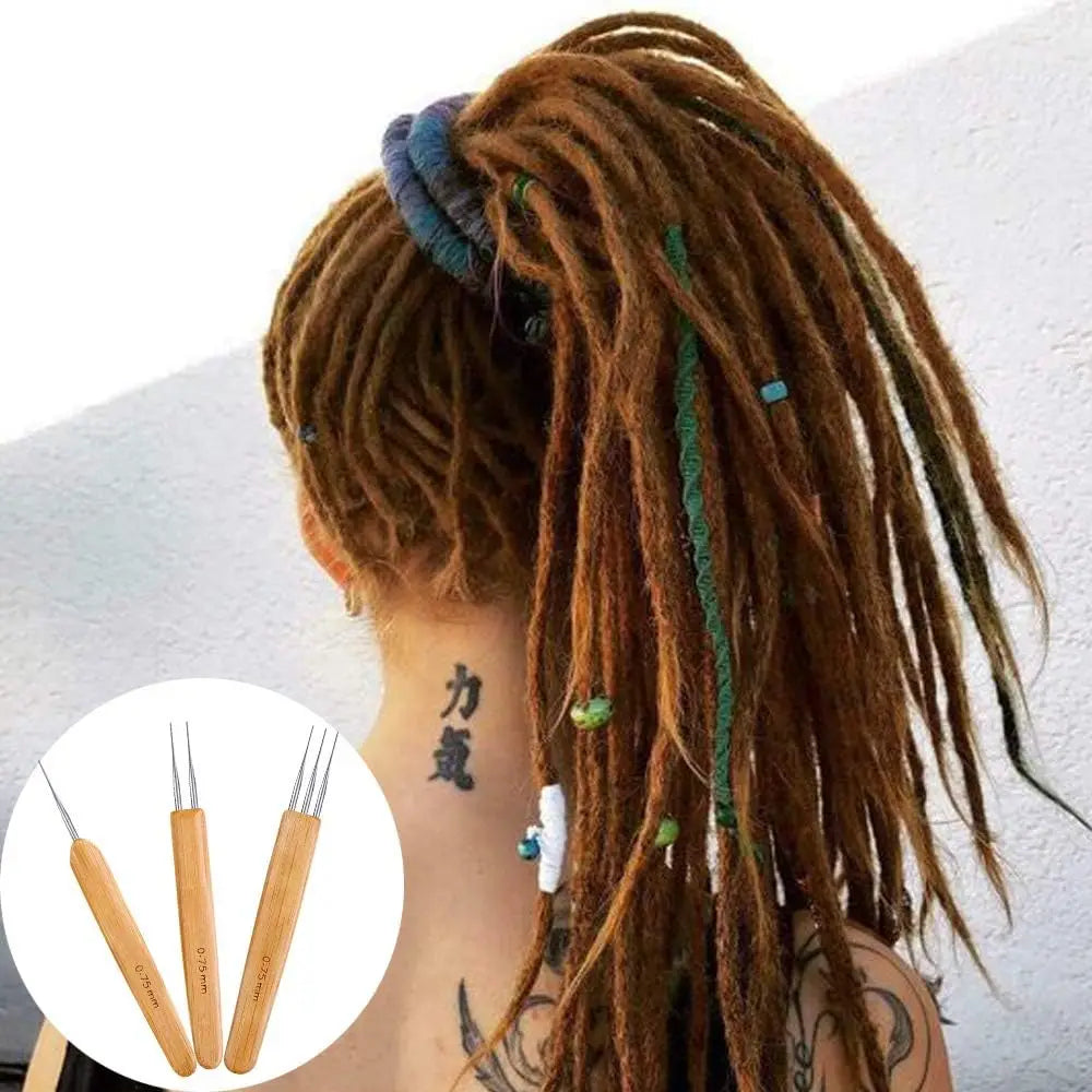3pcs/Set 0.75mm Dreadlock Crochet Hook