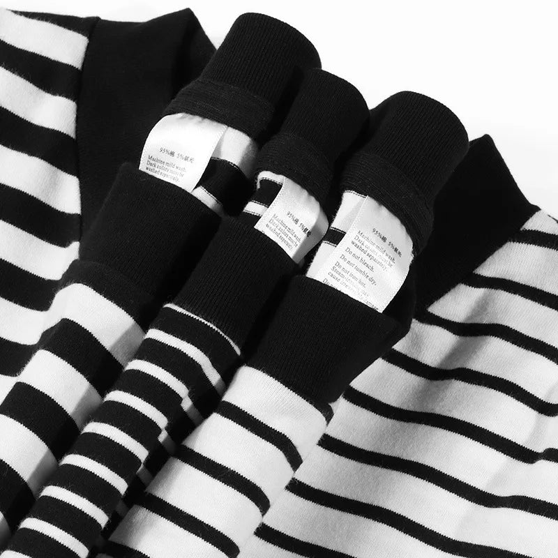 Black White Striped T-Shirt