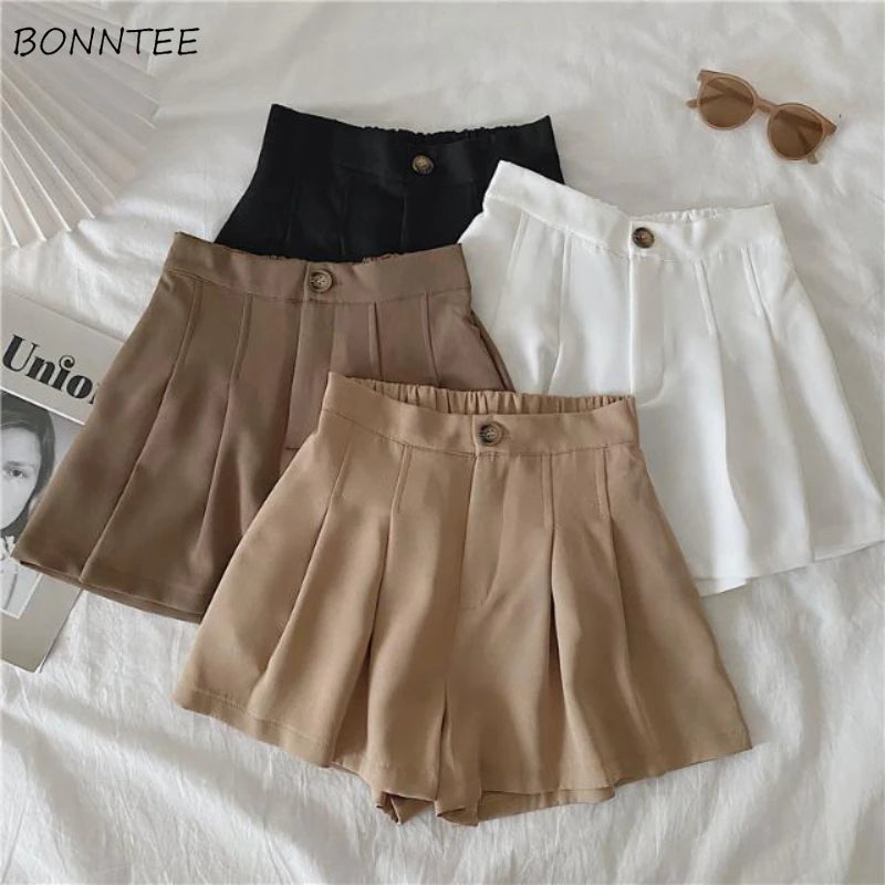 Simple High Waist Shorts