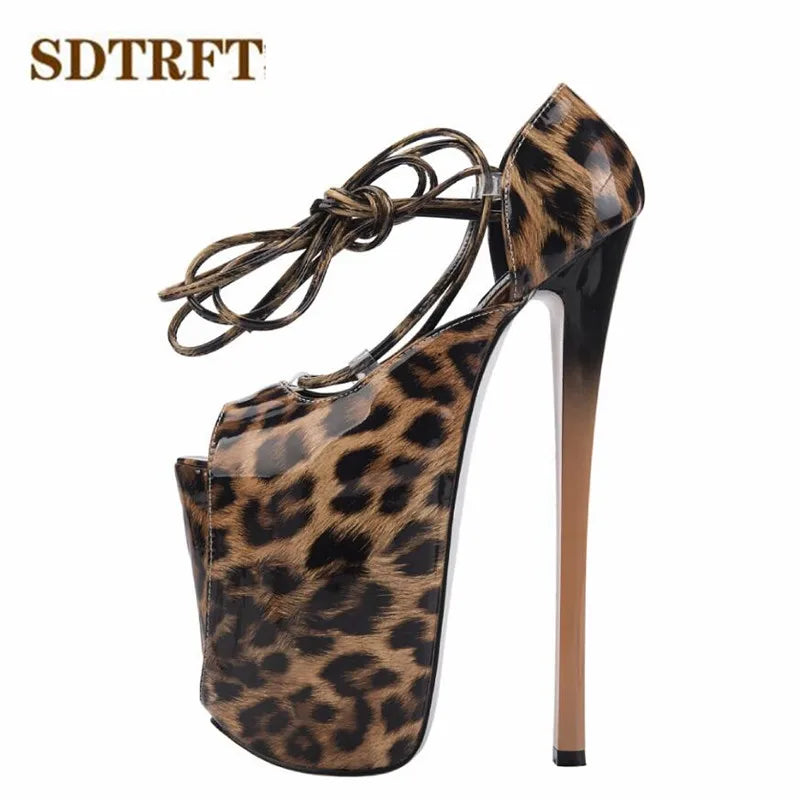 Leopard Platform Sandals