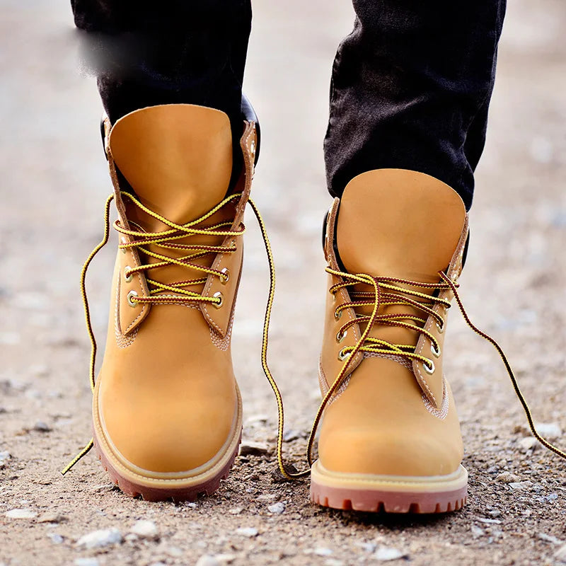 Cow Leather Outdoor Boots