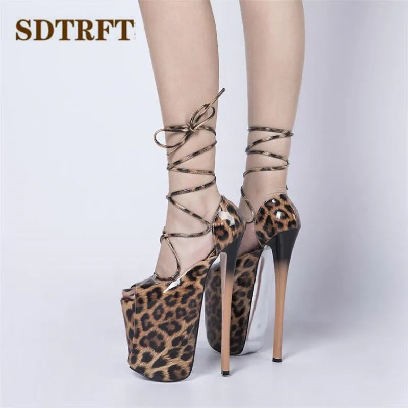 Leopard Platform Sandals