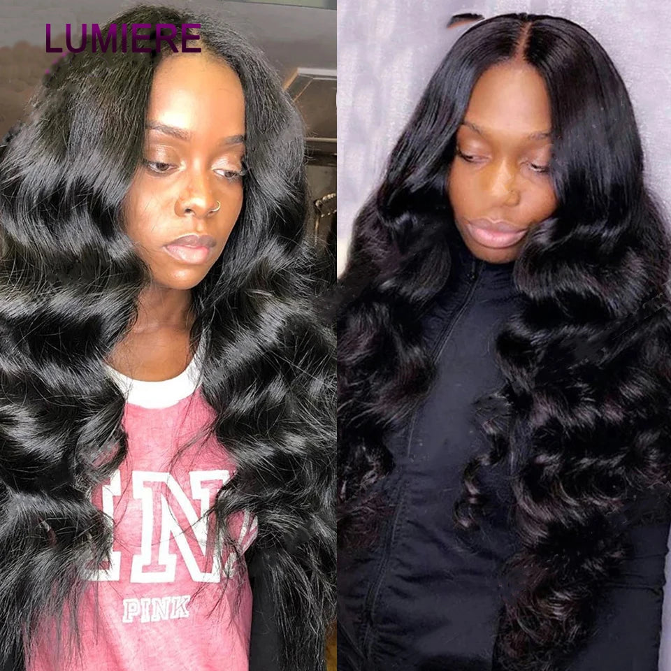 Loose Deep Wave Human Hair Bundles With 5x5 6x6 HD Lace Closure Frontal With Bundles Virgin Raw Hair Weave Hair Extension 8-40"