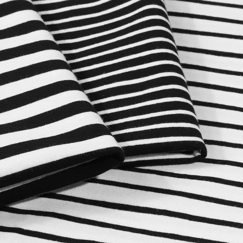 Black White Striped T-Shirt