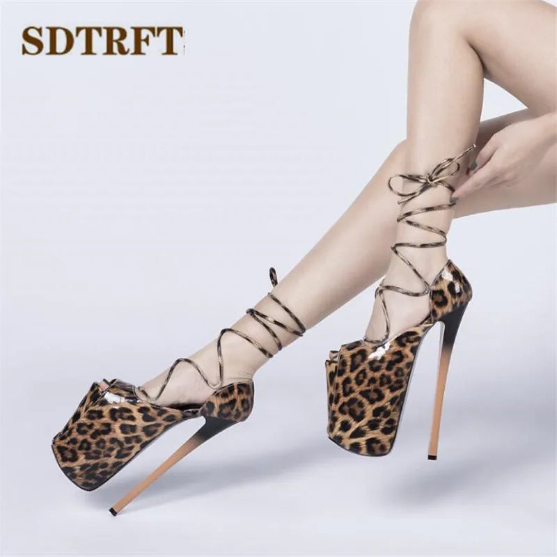Leopard Platform Sandals