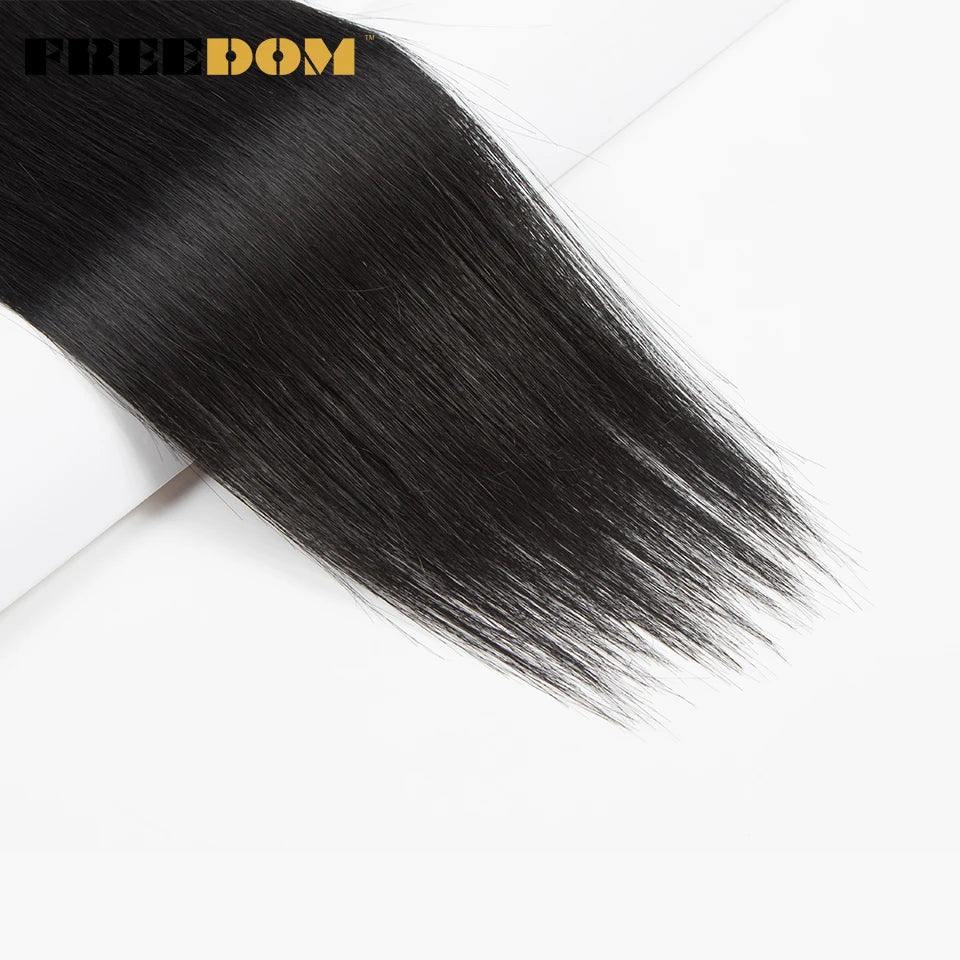 Synthetic Straight Hair Bundles Ombre