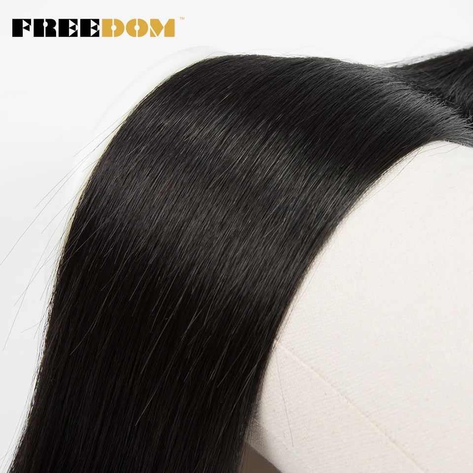 Synthetic Straight Hair Bundles Ombre