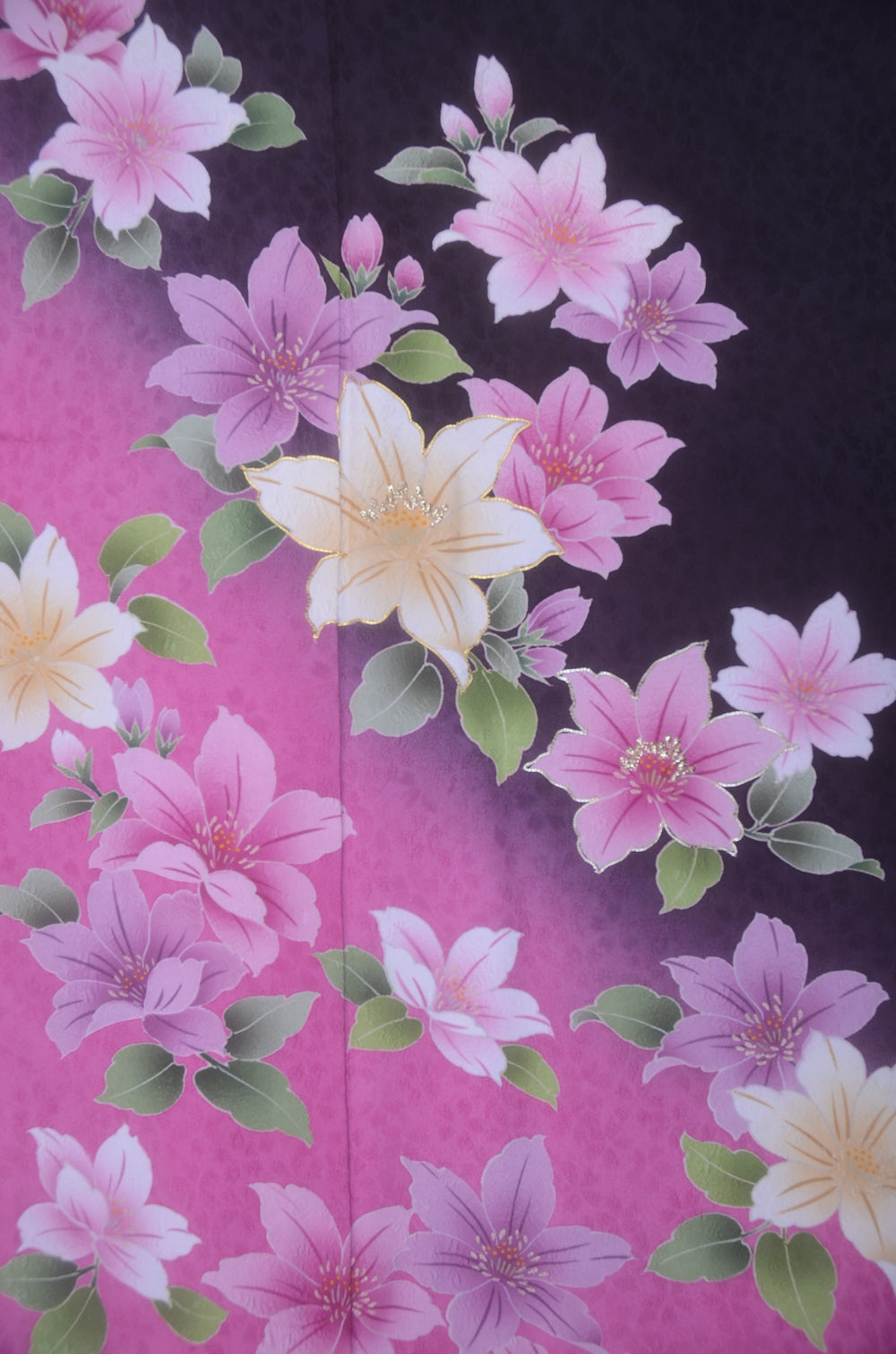 Long-sleeved kimono 6 items set / Furisode / FK#2-304