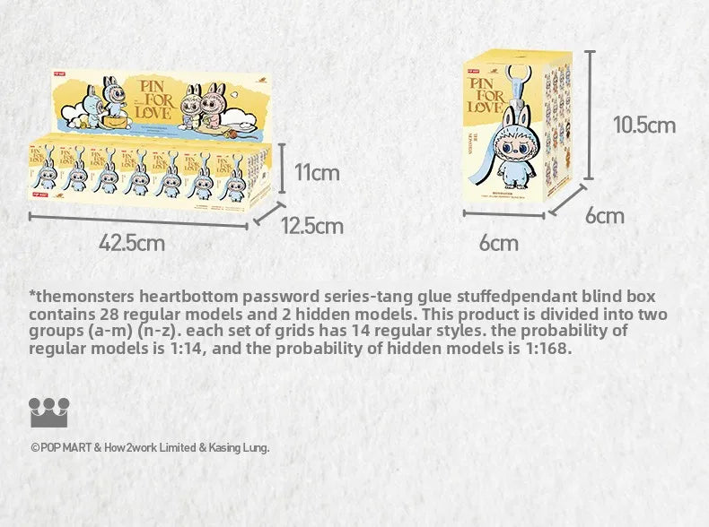 LABUBU V4 N-Z Heart Secret Series