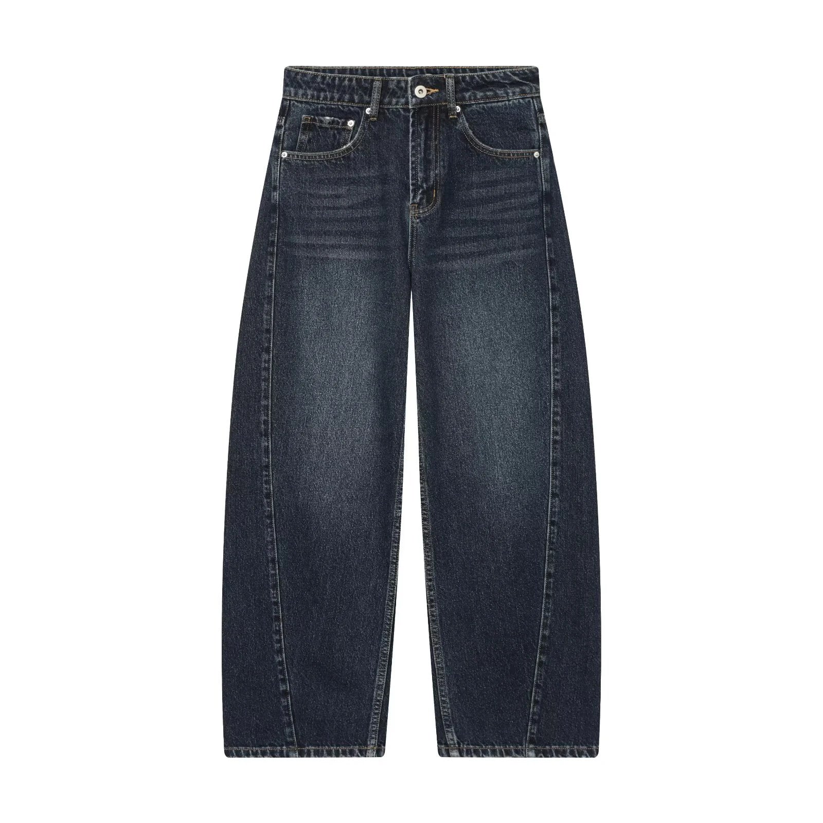 Mid Waist Knife Jeans