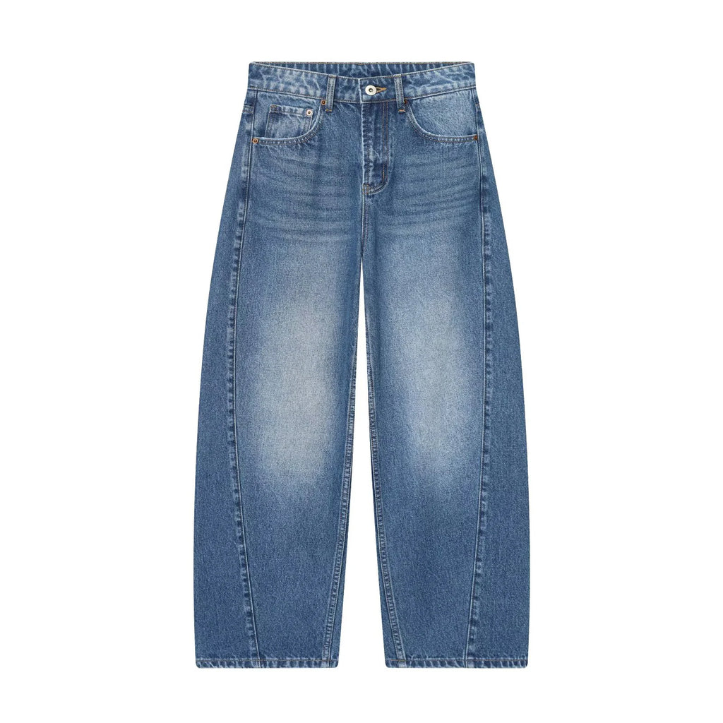 Mid Waist Knife Jeans