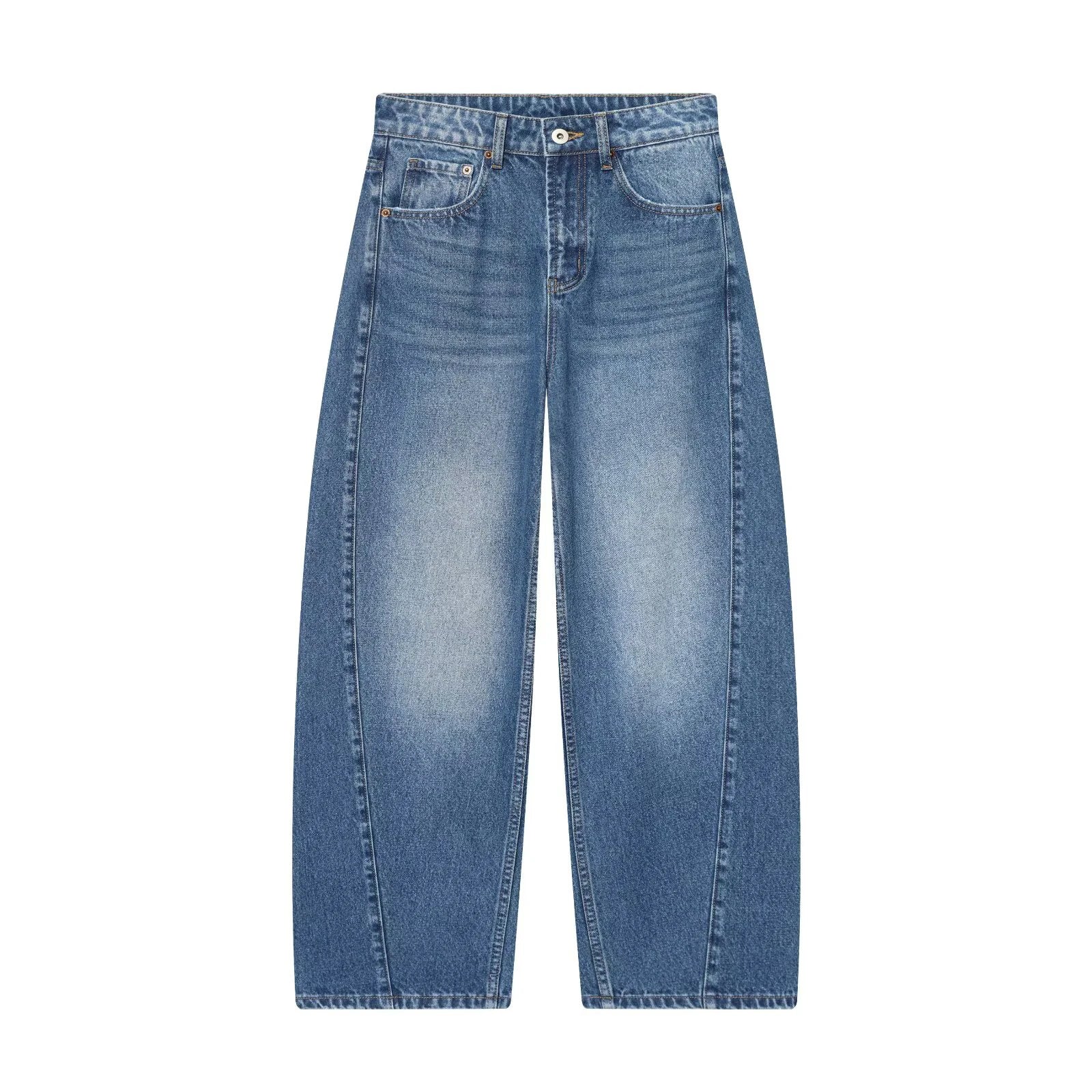 Mid Waist Knife Jeans