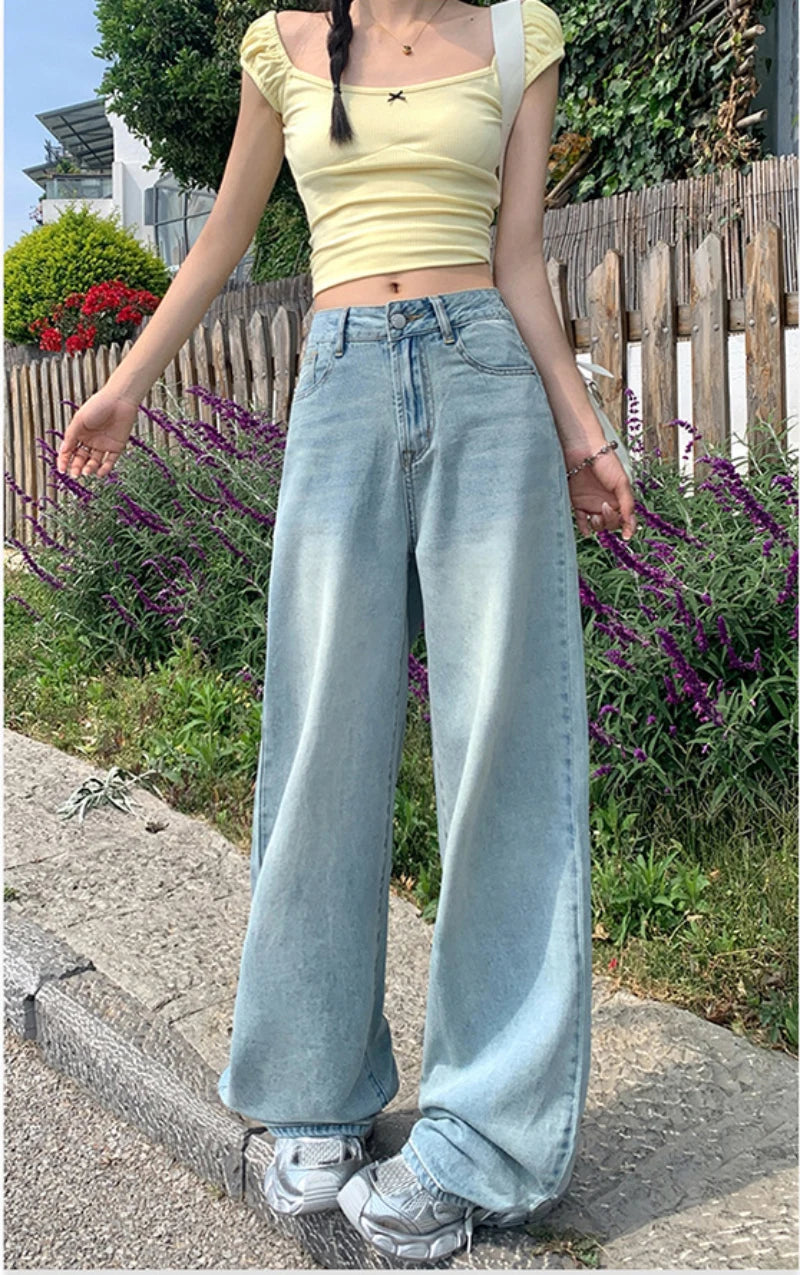 Loose Denim Pants