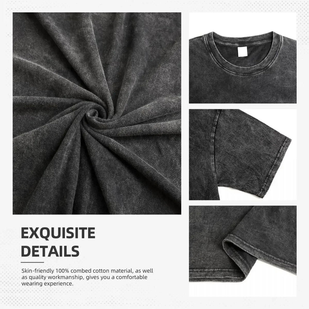 Washed Vintage Rapper Bad Bunny DeBi TiRAR MaS FOToS DTMF Print T-Shirt