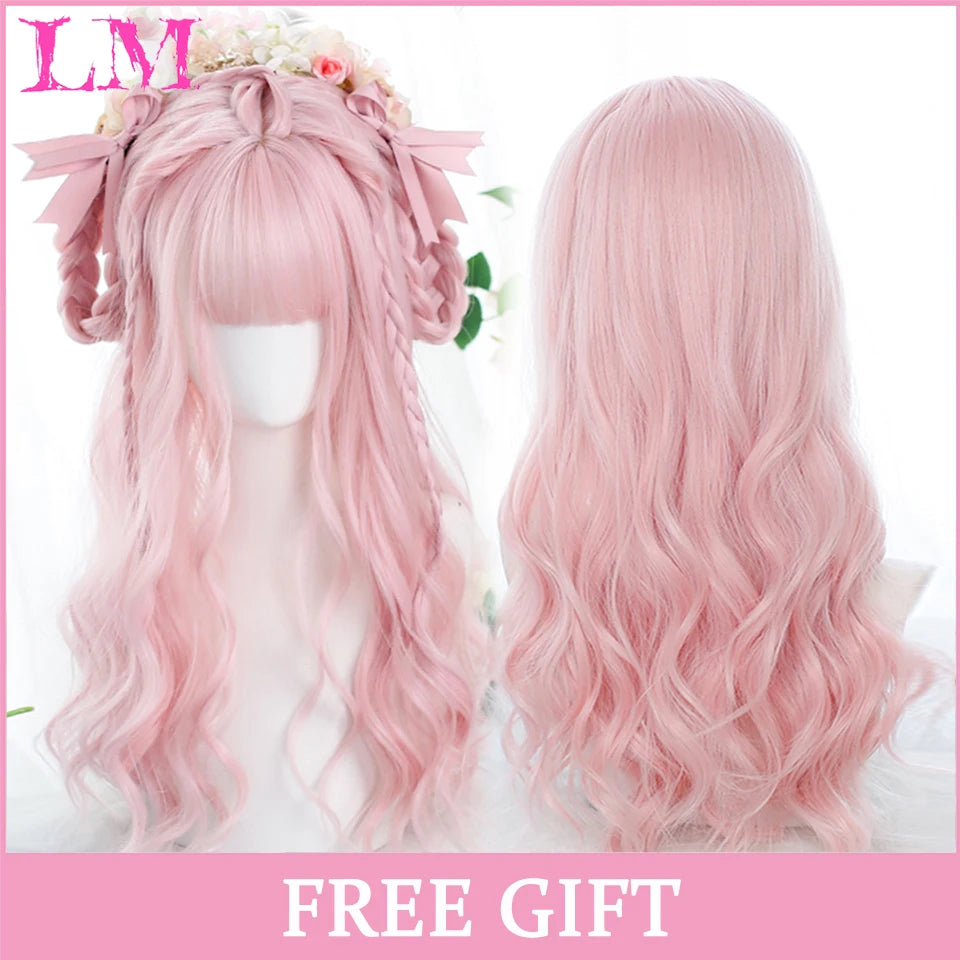 Bang Long Natural Wavy Hair Wig