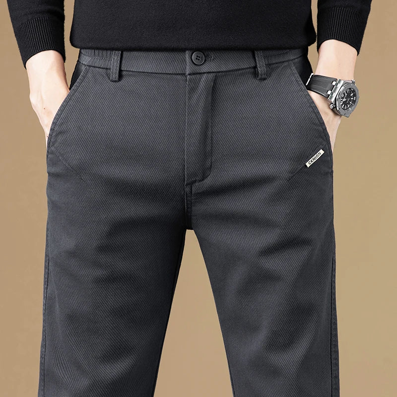 Cotton Fabric Casual Pants
