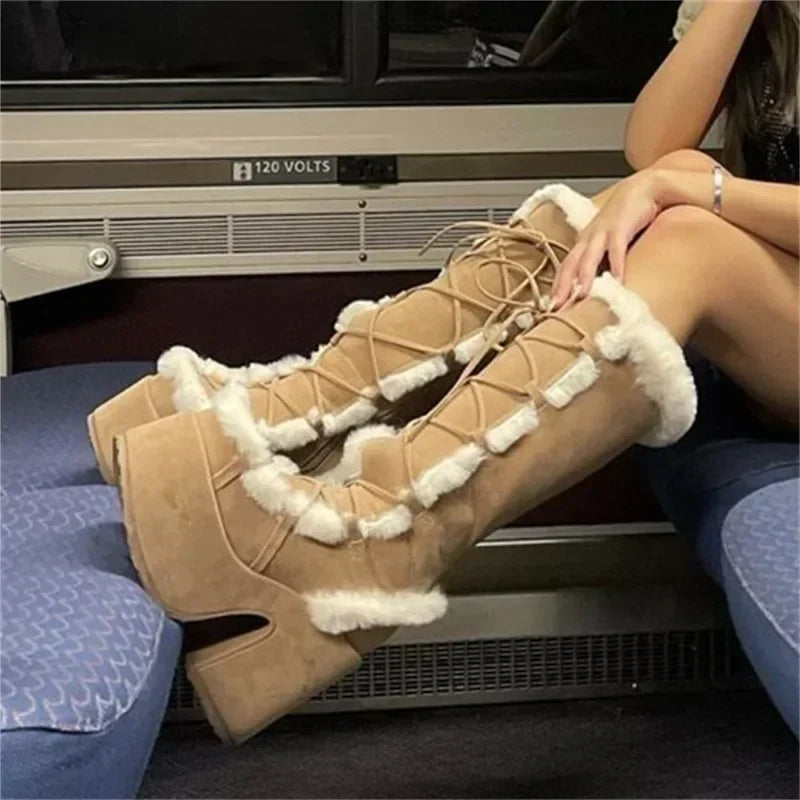 Platform Snow Boots