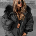 Fur Collar Hooded Winter Jacket