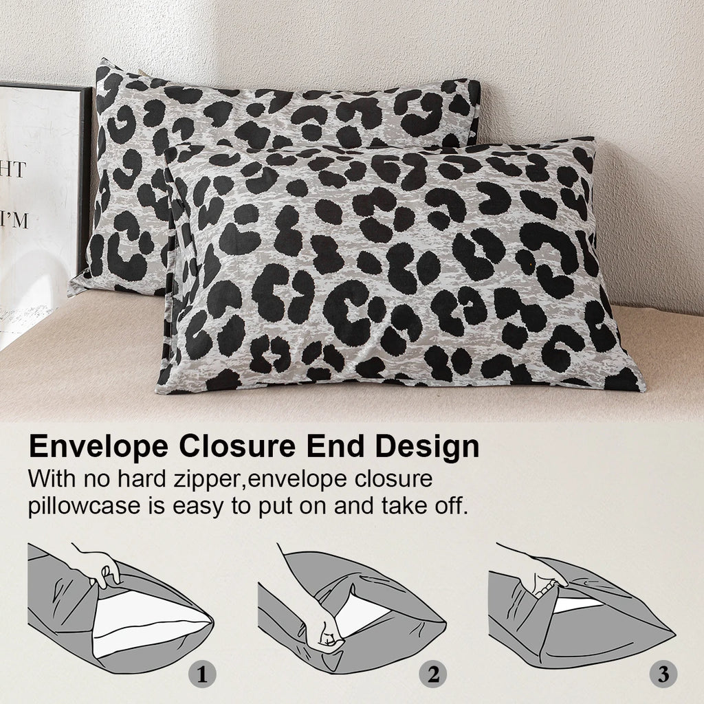 Leopard Print Duvet Set