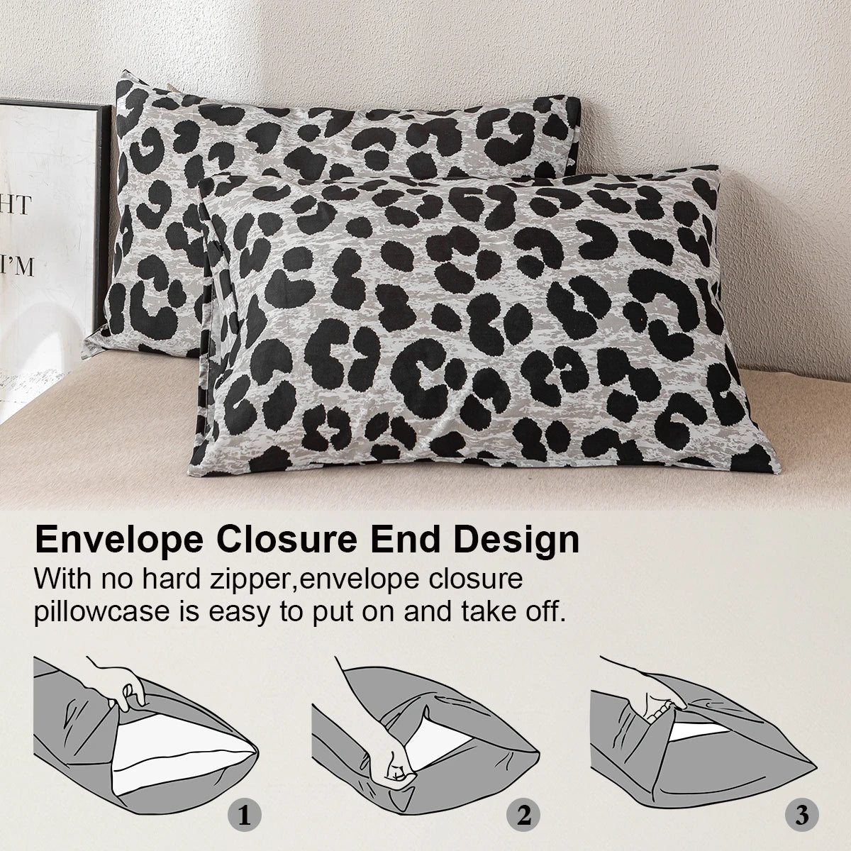 Leopard Print Duvet Set