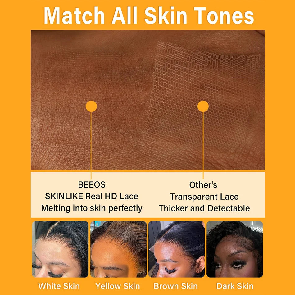 250% High Density Pre-Plucked Lace Front Wig