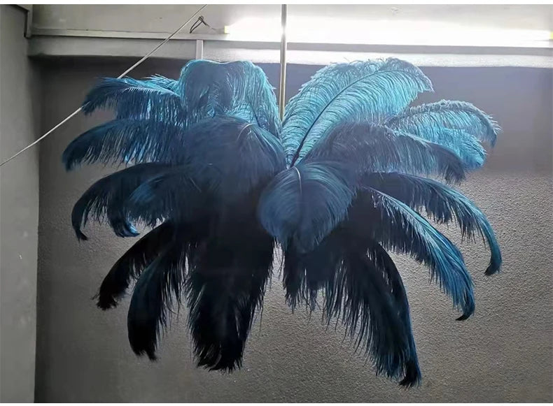 Ostrich Feather Lamp