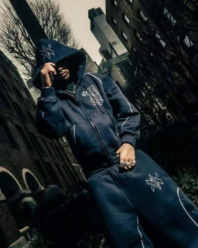 Striped Sportswear Set