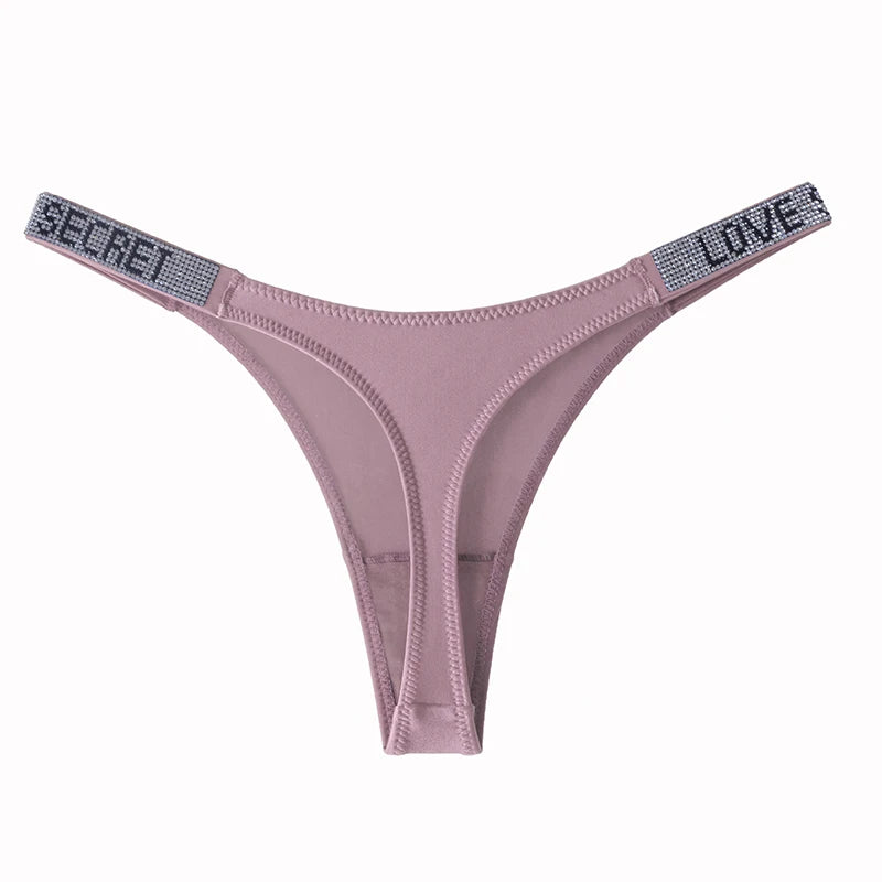 LOVE Rhinestone Panty