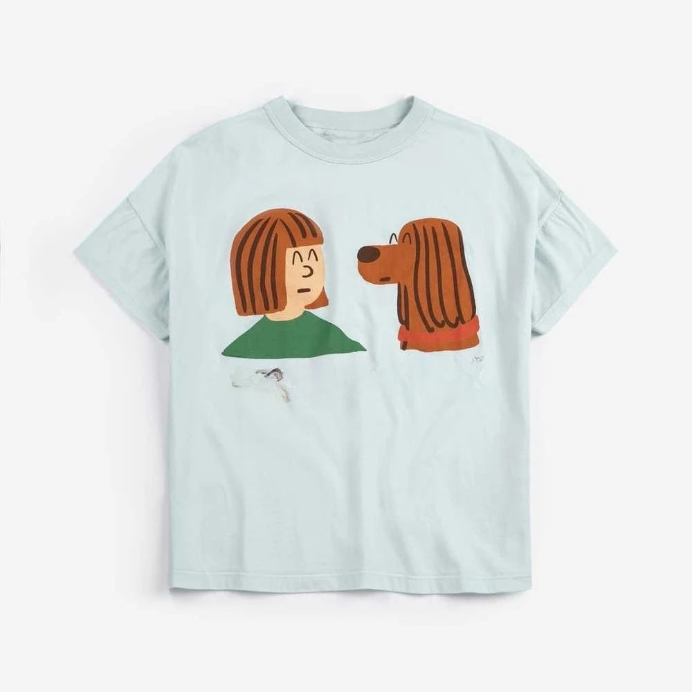 Summer 26 New Toddler Kids Girls and Boys Short-sleeved T Shirts Children's Cute Cartoon Printed Tees Tops