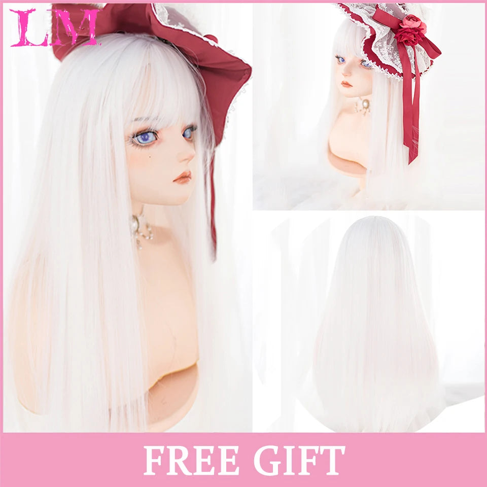 Bang Long Natural Wavy Hair Wig