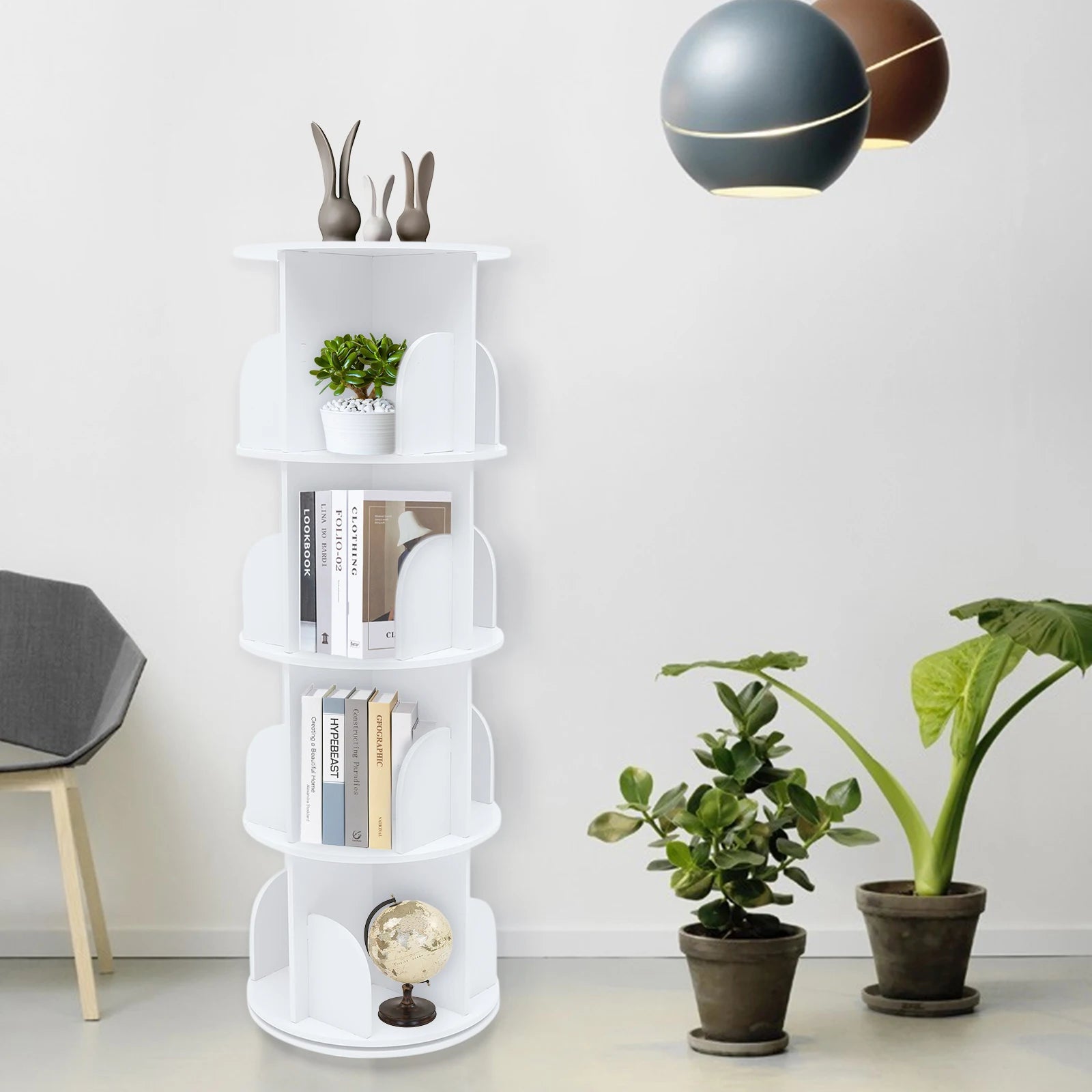 Bookcase w/ 360° Rotating Design
