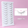 10/6/5Pairs Lower Lashes Natural Under Eye Lashes Soft 16 Different Styles False Eyelash Clear Band Faux Mink Fake eyelashes