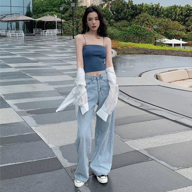 Loose Denim Pants