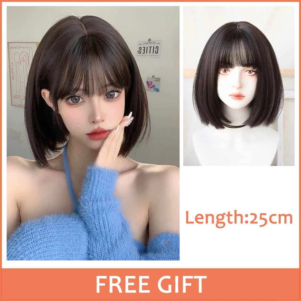 Short Curly Bob Synthetic Wig