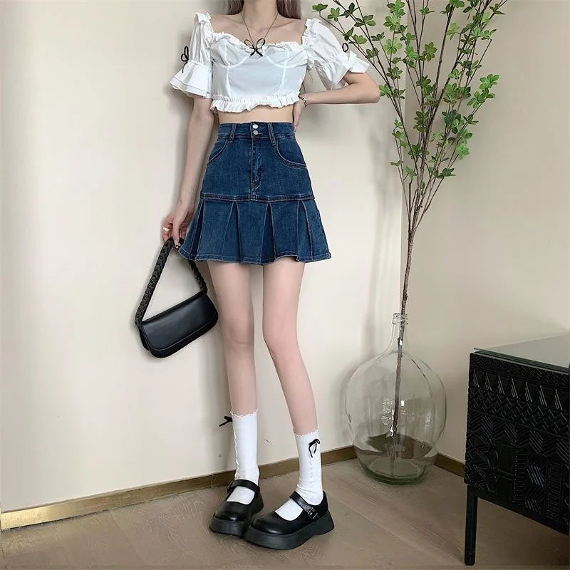 Mini Denim Skirt