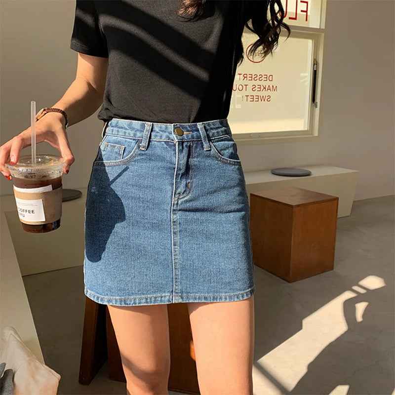 Denim Retro Skirt