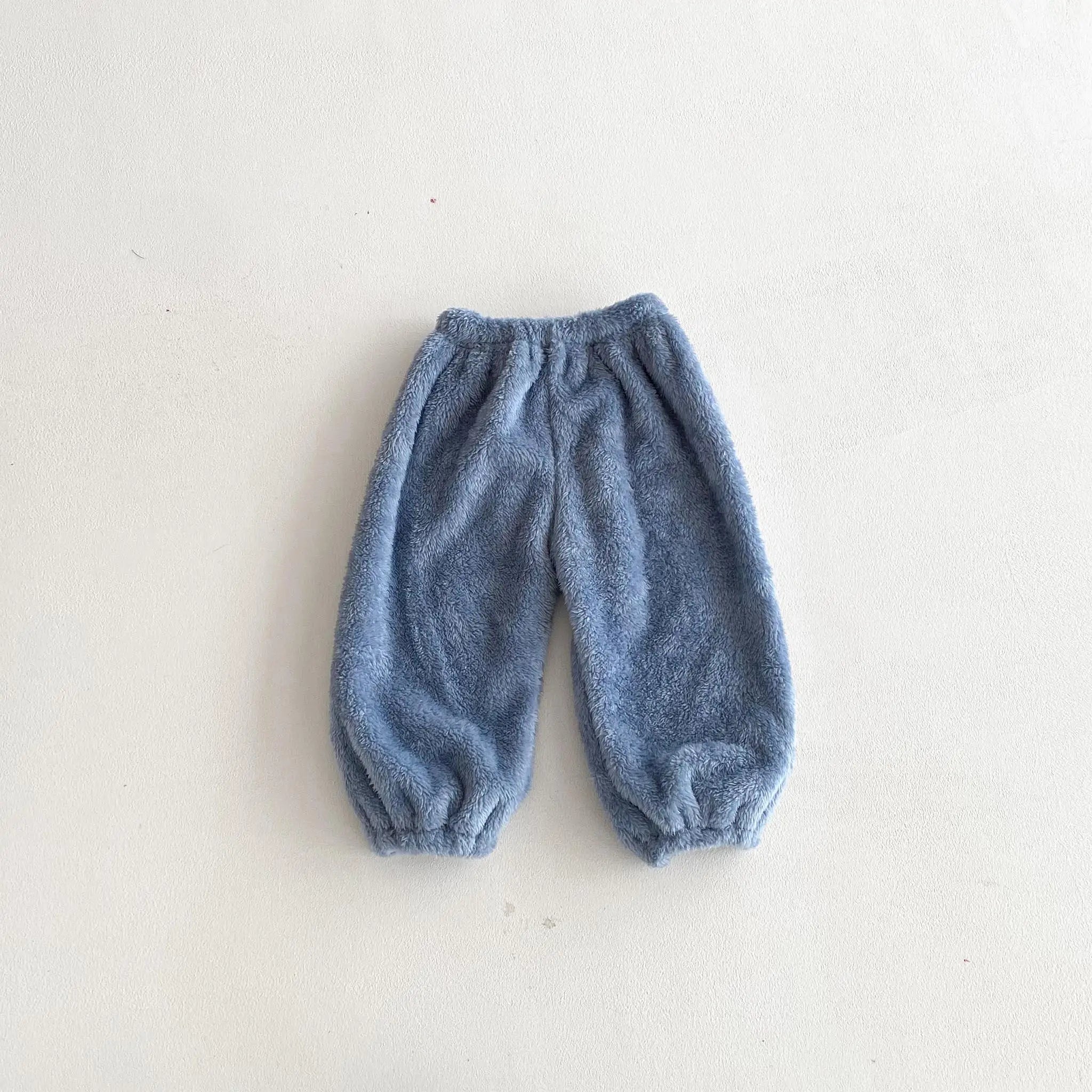 Baby Boys Girls Plush Pants New Design Pajamas Pants Autumn Winter Casual Fashion Long Pants Toddler All-match Velvet Trousers