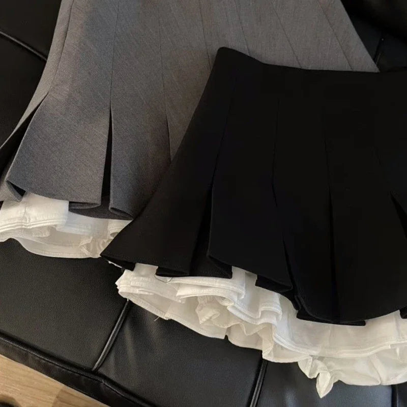 Ruffles Mini Skirt