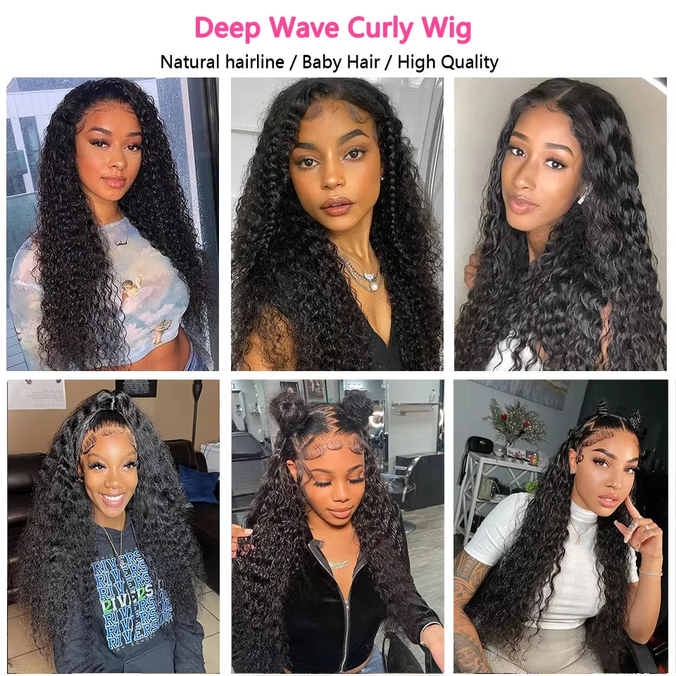 Deep Wave Curly Wig