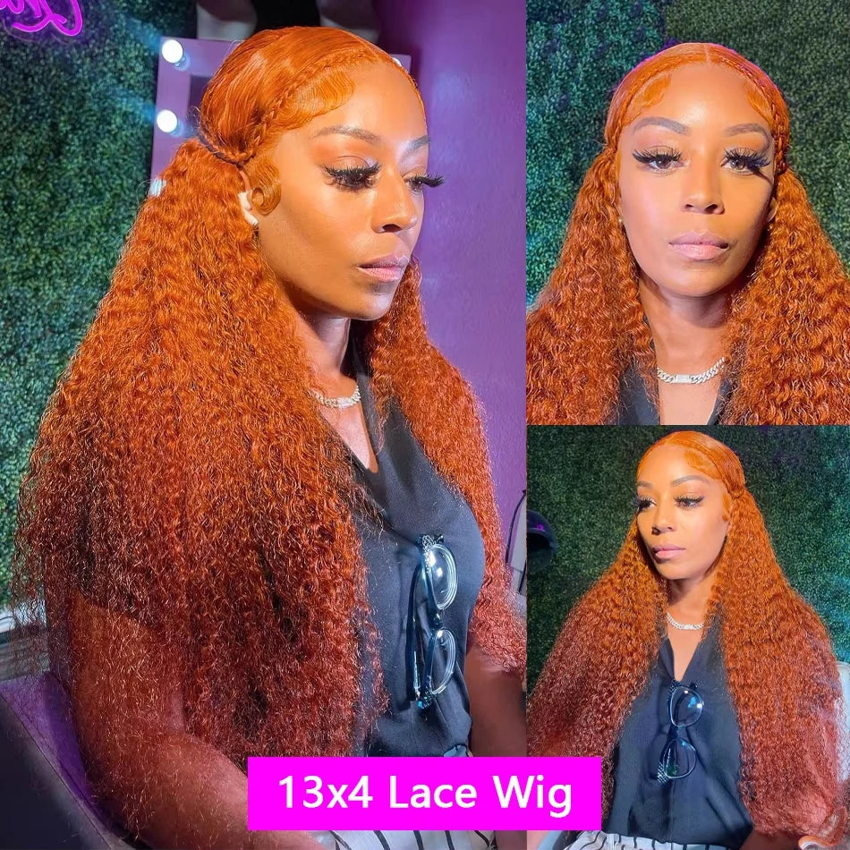 Ginger Deep Wave Wig